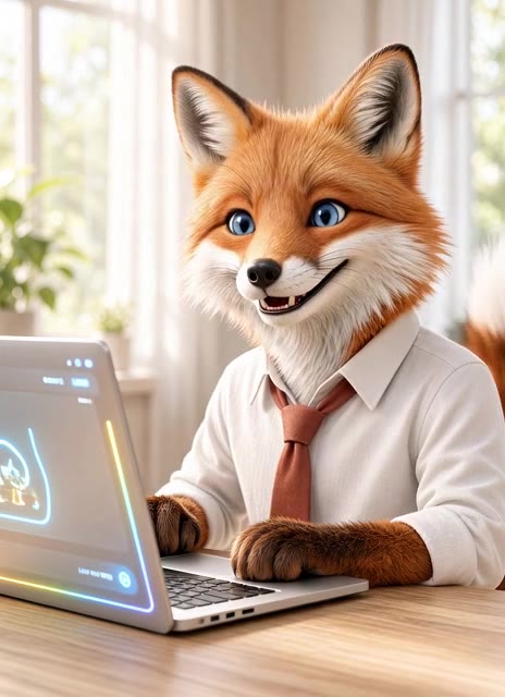 Foxy searching for an opponent